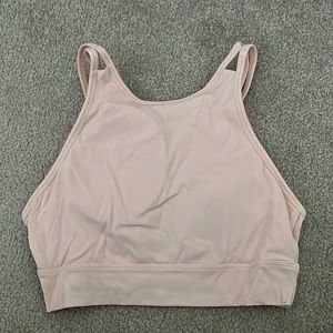 High neck balance athletica sports bra